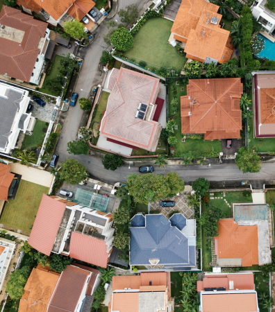 Houses from above.