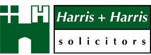 Harris + Harris Solicitors logo.