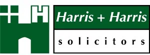 Harris + Harris Solicitors logo.